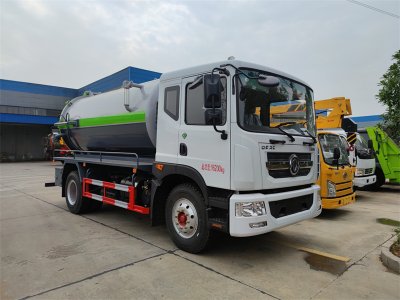 抽吸運(yùn)輸污水淤泥、糞便、沼液罐式車(chē)，國(guó)六排放吸污車(chē)抽吸快、適用面廣